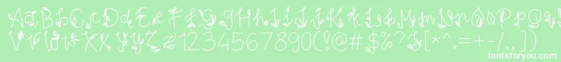 PesonaIndonesia Font – White Fonts on Green Background