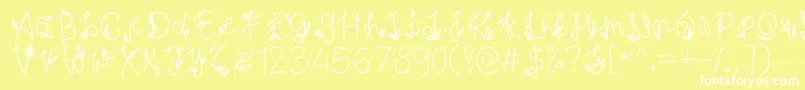 PesonaIndonesia Font – White Fonts on Yellow Background