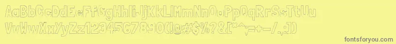 Más sobre la fuente LondrinaoutlineRegular fuente LondrinaoutlineRegular – Fuentes Grises Sobre Fondo Amarillo