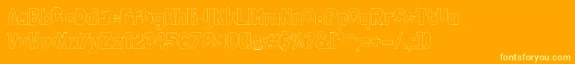 En savoir plus sur la police LondrinaoutlineRegular Police LondrinaoutlineRegular – polices jaunes sur fond orange