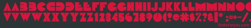 Fattipattiflf Font – Red Fonts on Black Background