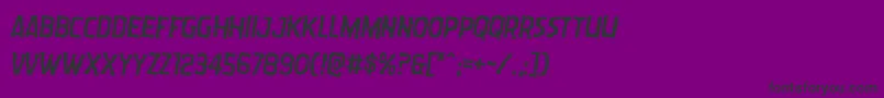 Wormcuisinerotate2 Font – Black Fonts on Purple Background