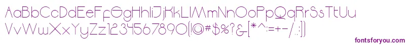 Moodyrock Font – Purple Fonts on White Background