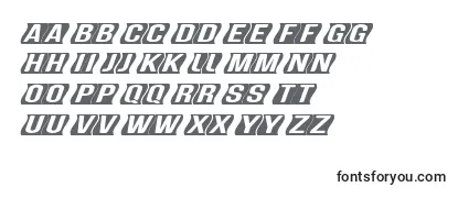 GenghiskhanframedMedobliq Font