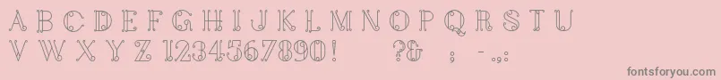 More about Balconalisbonne Font Balconalisbonne Font – Gray Fonts on Pink Background