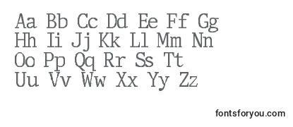 Review of the Corporal Font