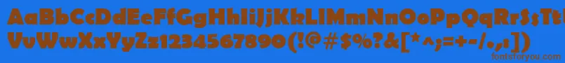Шрифт BerlinSansFbРџРѕР»СѓР¶РёСЂРЅС‹Р№ – коричневые шрифты на синем фоне