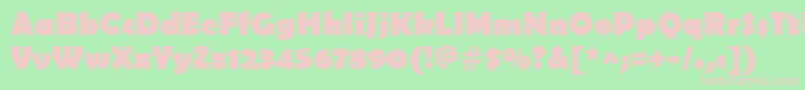 BerlinSansFbРџРѕР»СѓР¶РёСЂРЅС‹Р№ Font – Pink Fonts on Green Background