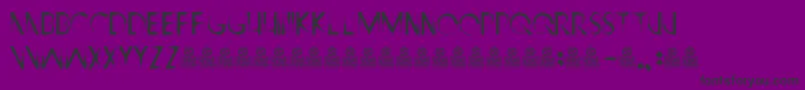 RipleysClaws Font – Black Fonts on Purple Background