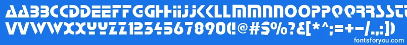 フォントStart – 青い背景に白い文字