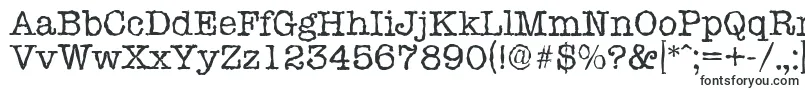 TypewriterrandomRegular-Schriftart – Schriftarten, die mit T beginnen