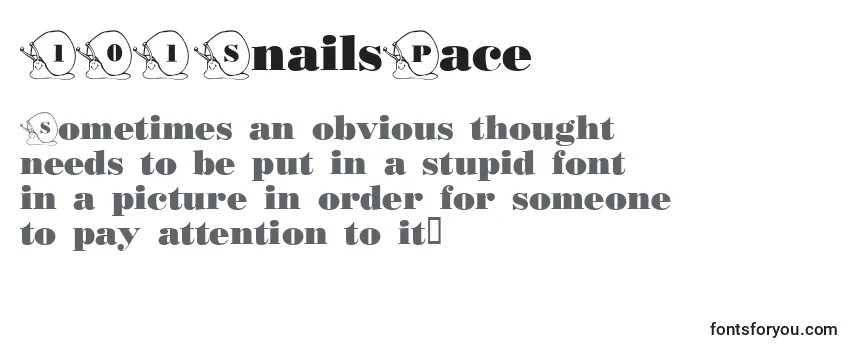101SnailsPace Font