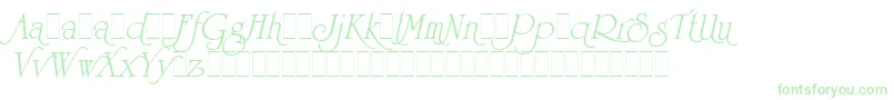 UniversityRomanItAltsLetPlain.1.0-Schriftart – Grüne Schriften