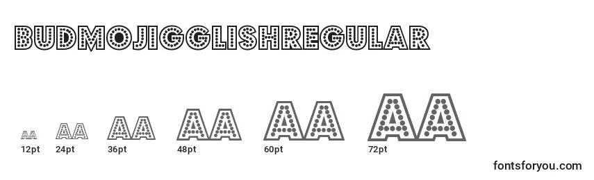 BudmojigglishRegular Font Sizes