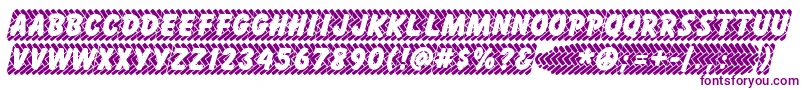 Czcionka Skidz ffy – fioletowe czcionki