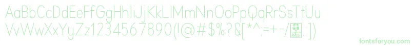 AprikasLightDemo Font – Green Fonts