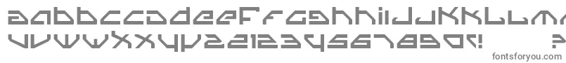 Spy-fontti – harmaat kirjasimet valkoisella taustalla