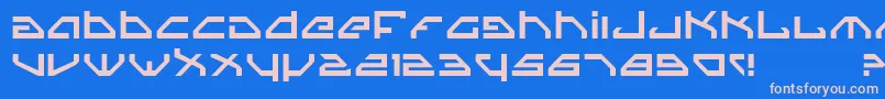 Шрифт Spy – розовые шрифты на синем фоне
