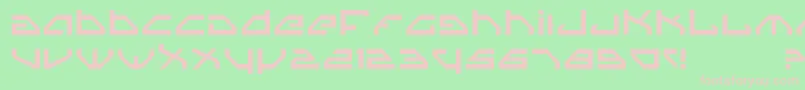 Spy Font – Pink Fonts on Green Background