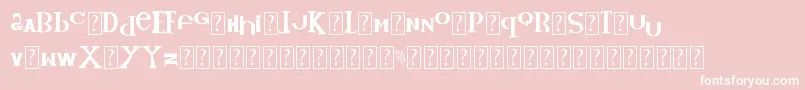 KidVsKatFont Font – White Fonts on Pink Background