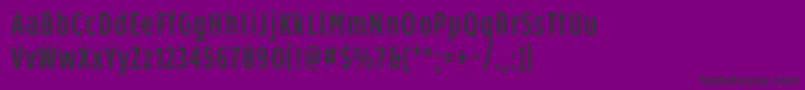 Roadgeek2005Series1b Font – Black Fonts on Purple Background