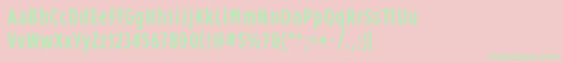 Roadgeek2005Series1b Font – Green Fonts on Pink Background