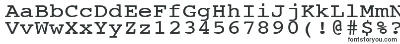 Шрифт NtcouriervkNormal120n – типографские шрифты