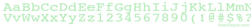NtcouriervkNormal120n-Schriftart – Grüne Schriften