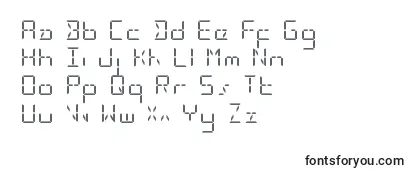 Ledsledstraightexpand Font