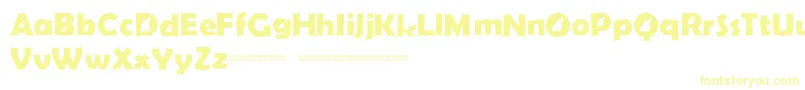 FirstChristmasDemo-Schriftart – Gelbe Schriften