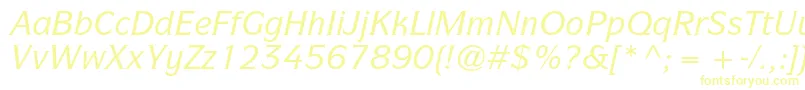 ItcsymbolstdMediumitalic Font – Yellow Fonts