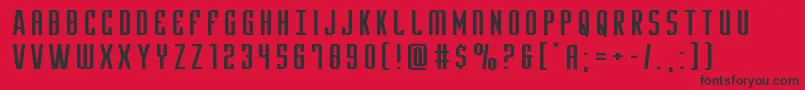 Yfilesxtraexpand Font – Black Fonts on Red Background