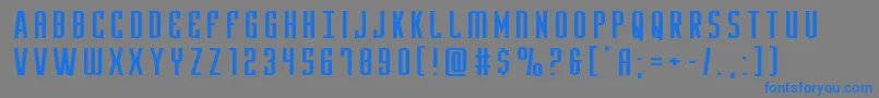 Yfilesxtraexpand Font – Blue Fonts on Gray Background