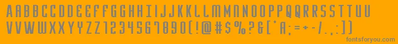 Yfilesxtraexpand Font – Gray Fonts on Orange Background