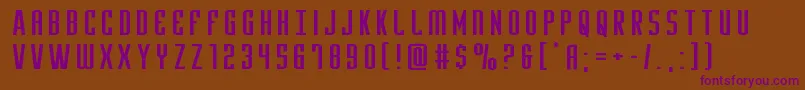 Yfilesxtraexpand Font – Purple Fonts on Brown Background