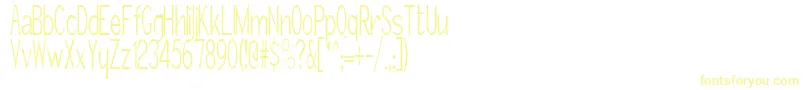 GirthControl Font – Yellow Fonts