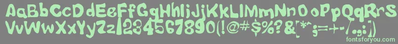 Más sobre la fuente LittleTubbyJesus fuente LittleTubbyJesus – Fuentes Verdes Sobre Fondo Gris