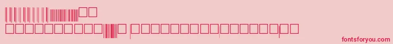 V200020-Schriftart – Rote Schriften auf rosa Hintergrund