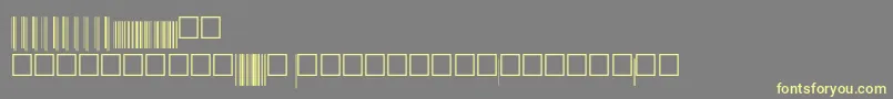 Шрифт V200020 – жёлтые шрифты на сером фоне