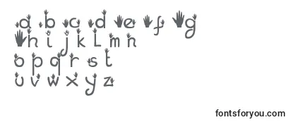 Обзор шрифта Hands