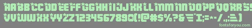 Armyrangersexpand Font – Green Fonts on Gray Background