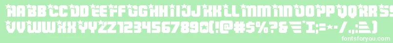 Armyrangersexpand Font – White Fonts on Green Background