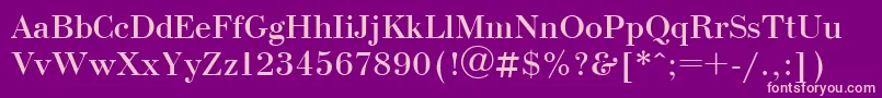 Bdn1 Font – Pink Fonts on Purple Background