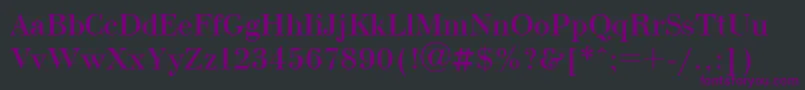 Bdn1 Font – Purple Fonts on Black Background