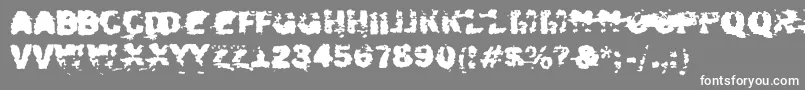 Шрифт Xposed – белые шрифты на сером фоне