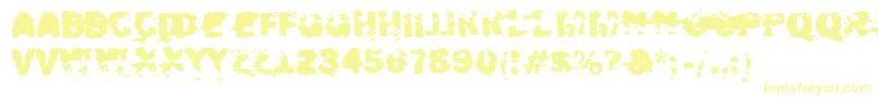 Xposed-fontti – keltaiset fontit valkoisella taustalla