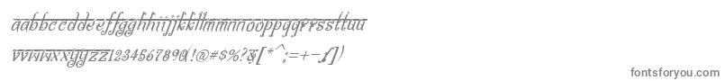 Шрифт BitlingsraviItalic – серые шрифты