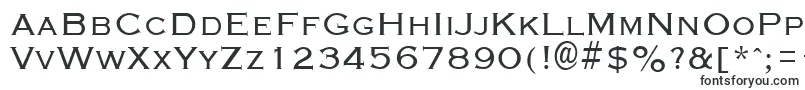 GraverplateRegular Font – Black Fonts on White Background