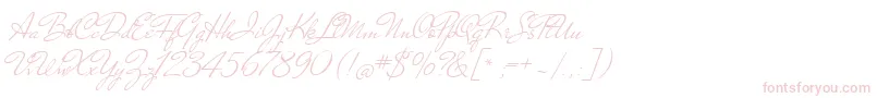 MrDehaviland-Schriftart – Rosa Schriften
