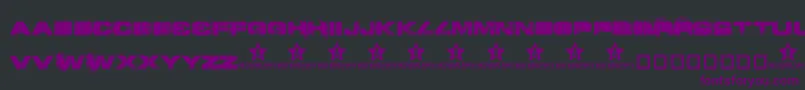 ToySoldiers Font – Purple Fonts on Black Background